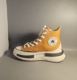 Converse Run Star Legacy CX Hi Top Shoe, A00853C Monarch/Black/Egret Women's 6.5